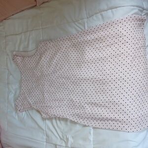 3/$20🌸Blush pink and tiny black dot dress